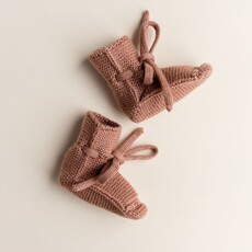 Hvid Booties Terracotta