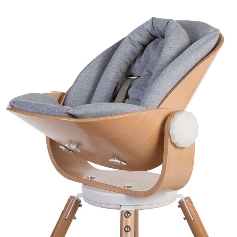 Childhome EVOLU NEWBORN COMFORTKUSSEN JERSEY GRIJS