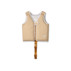 Liewood Dove Swim Vest Stripe Sandy/golden caramel