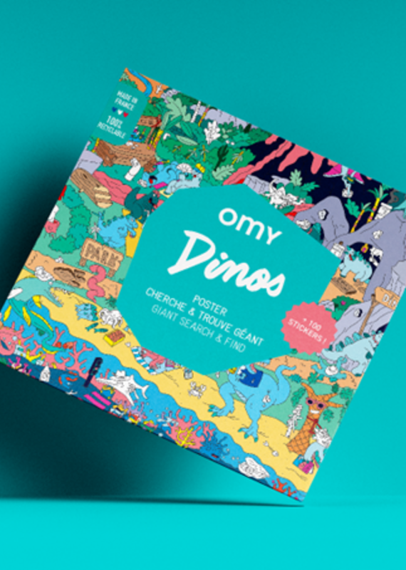 Omy Cherche & trouve géant - Dinos