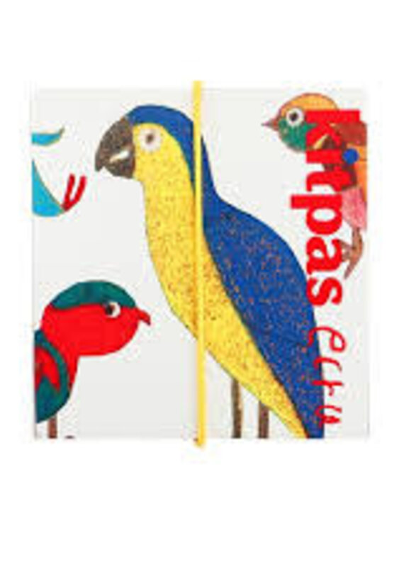 Kitpas Medium Rijstwax (Raam) Krijt 6 Pcs 'Bird' primaire kleuren