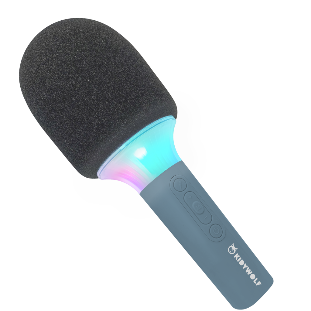Kidywolf Kidymic Karaoke Microfone Blue