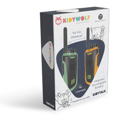 Kidywolf Kidytalk Walkie Talkie Green Orange