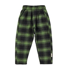 Piupiuchick Trousers | Green & black checkered