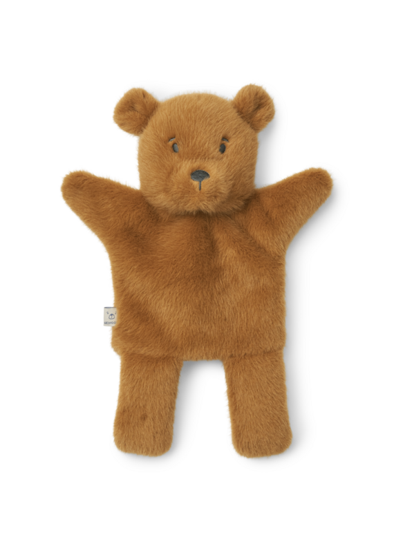 Liewood Honor Bear Hand Puppet Golden caramel