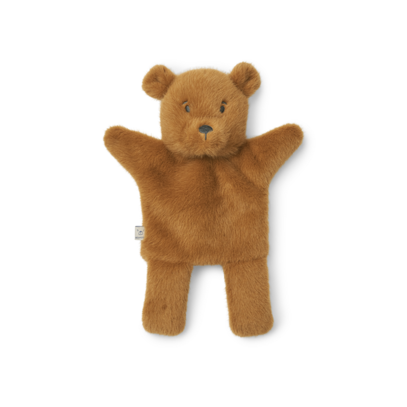 Liewood Honor Bear Hand Puppet Golden caramel