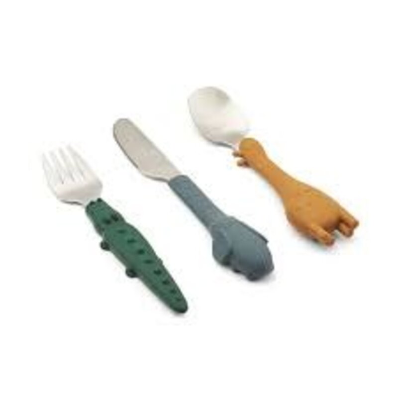 Liewood Tove All Together Cutlery Set Golden caramel mix