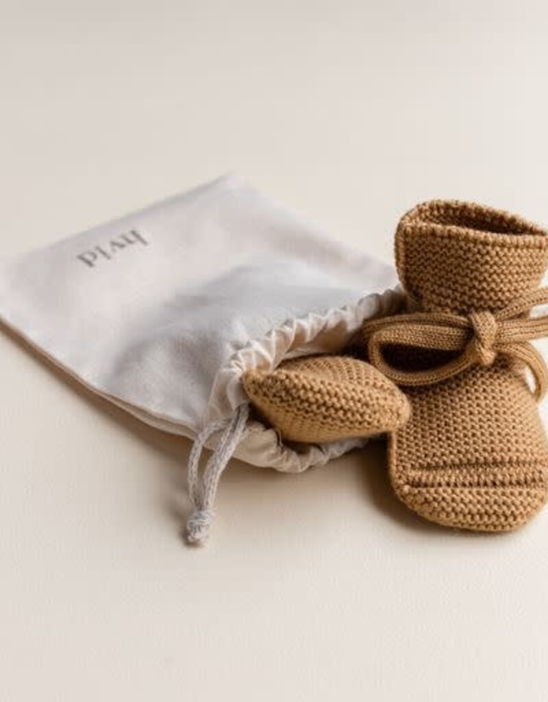 Hvid Booties Ochre