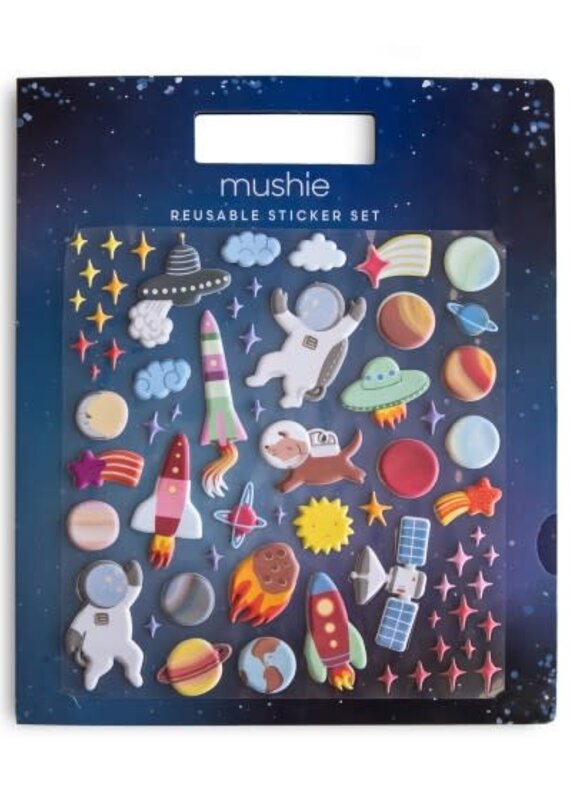 Mushie Reusable Sticker Set Space