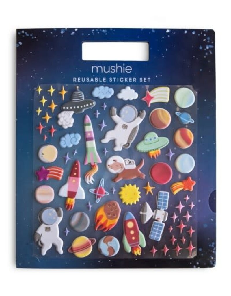 Mushie Reusable Sticker Set Space
