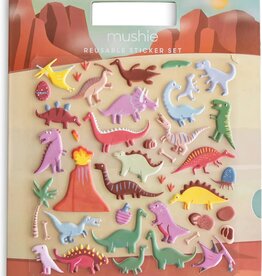 Mushie Reusable Sticker Set Dino