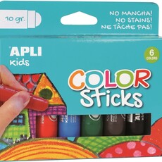 Apli Color stick dik basis 6 kleuren