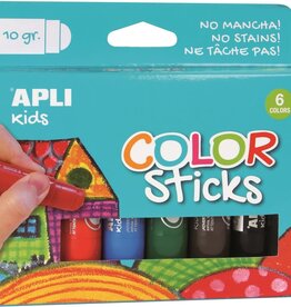 Apli Color stick dik basis 6 kleuren