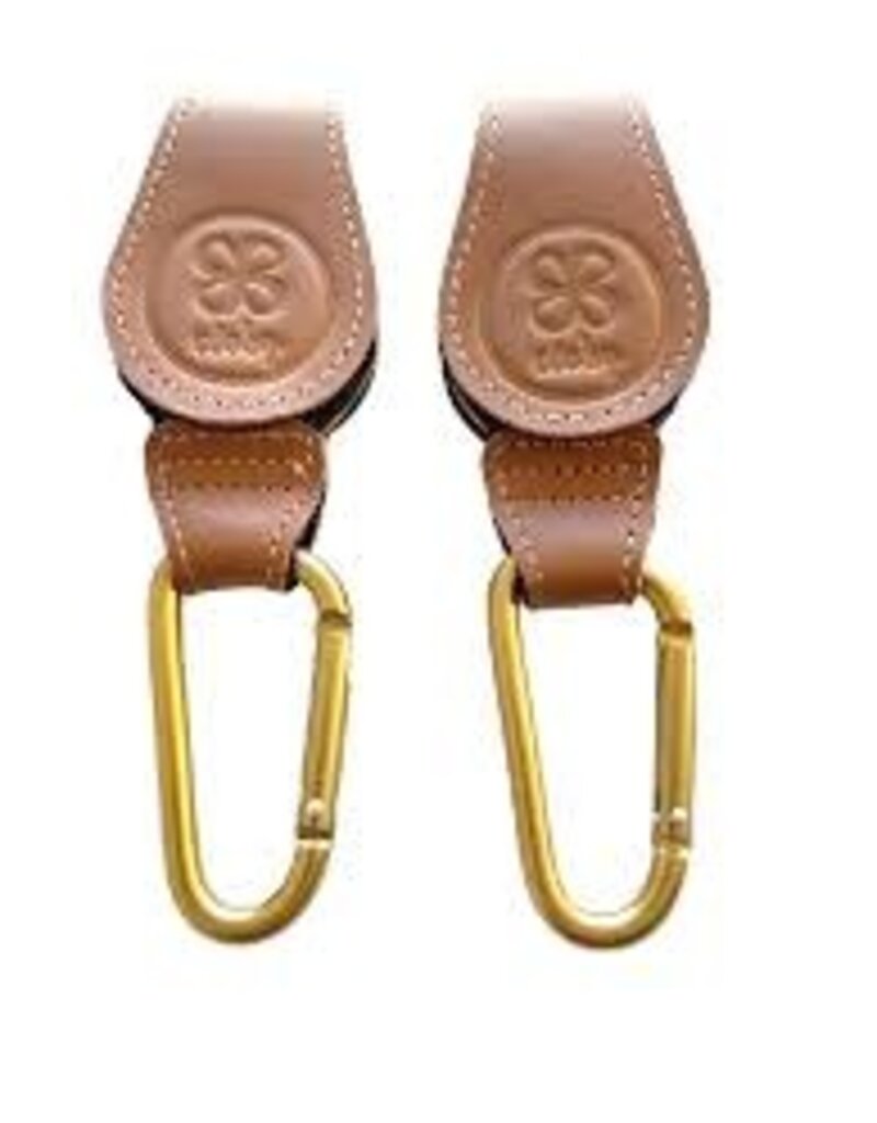 Cloby Stroller Hooks - Brown