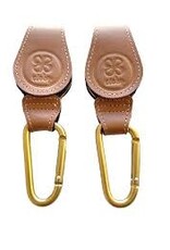 Cloby Stroller Hooks - Brown