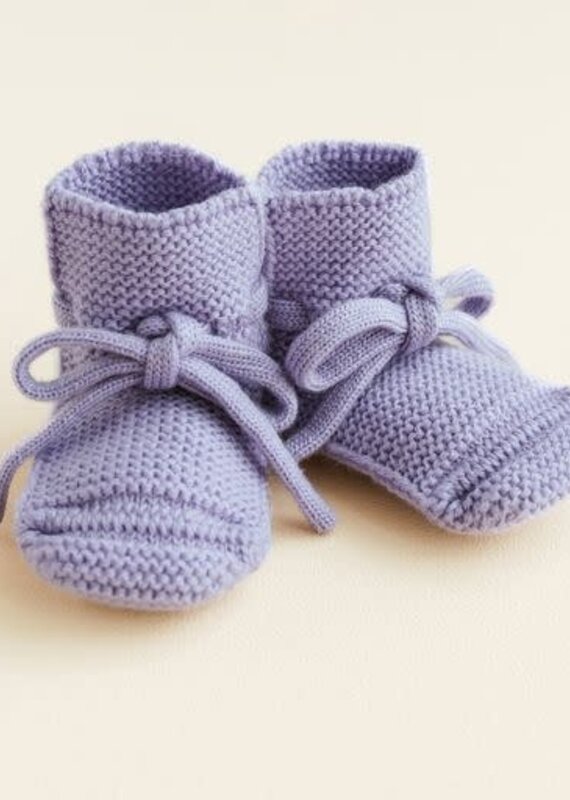 Hvid booties lilac