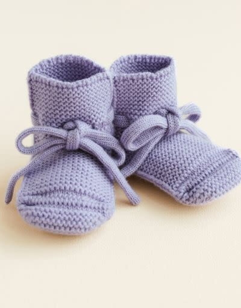 Hvid booties lilac