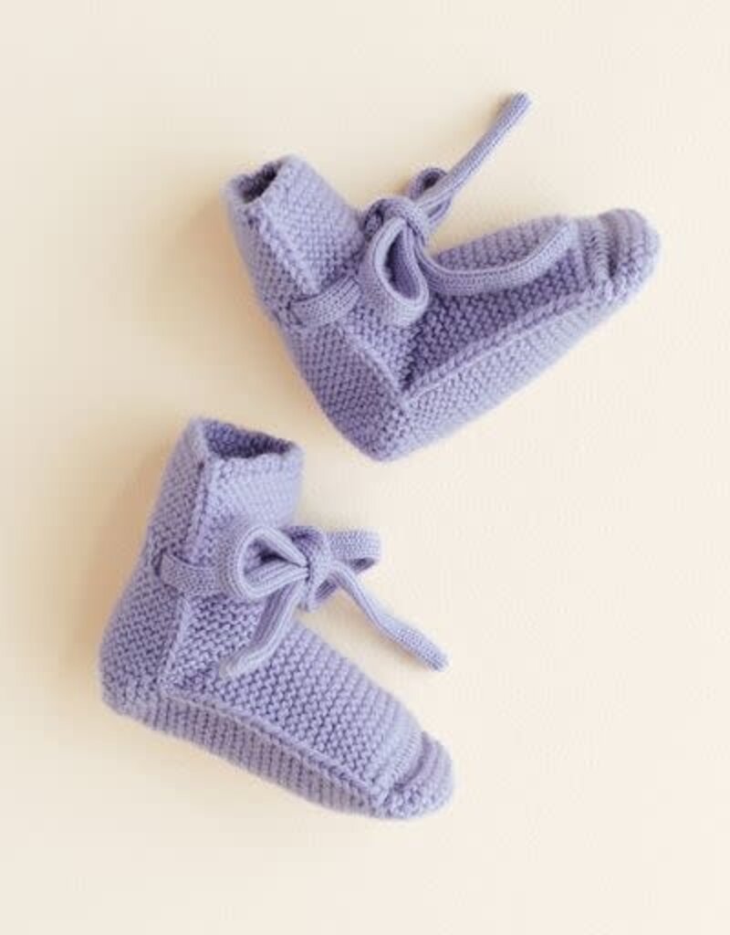 Hvid booties lilac