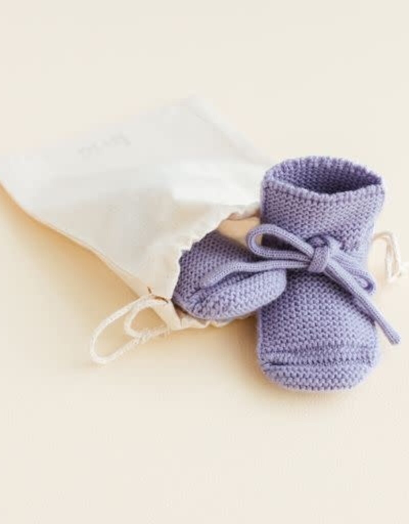 Hvid booties lilac