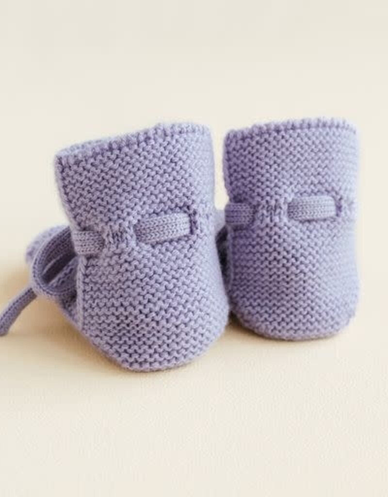 Hvid booties lilac