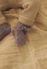 Hvid booties lilac