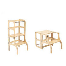 Ette Tete Houten Leertoren Step'n Sit - Natural