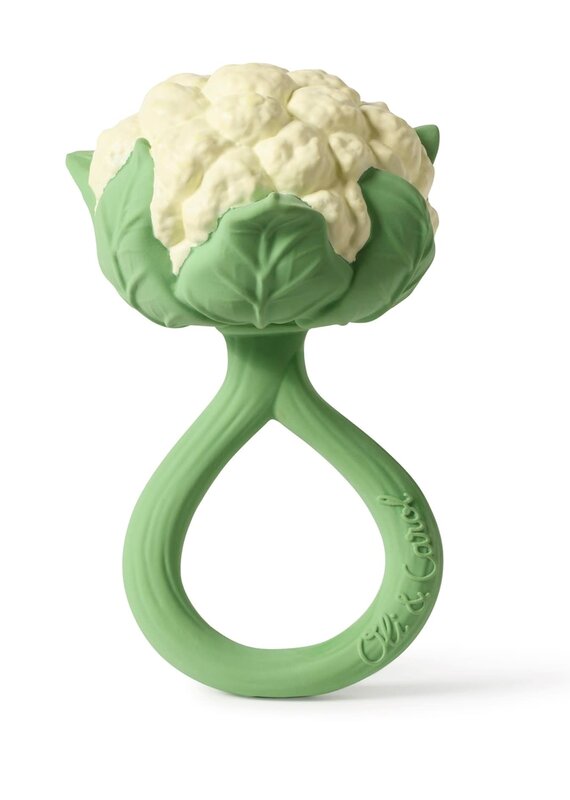 Oli&Caroll Cauliflower Rattle Toy