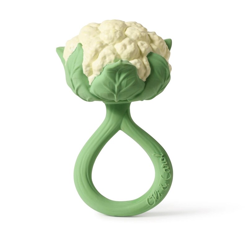 Oli&Caroll Cauliflower Rattle Toy