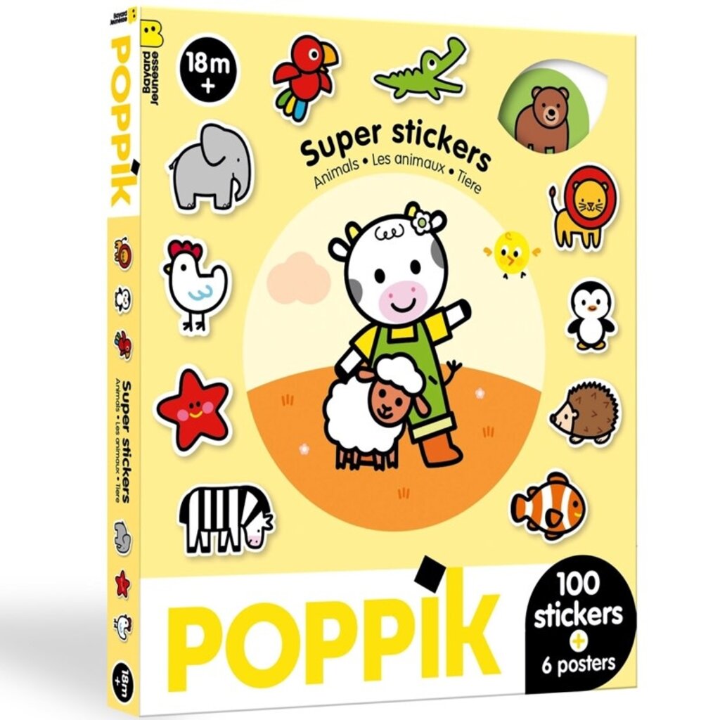 Poppik Sticker Box Animals