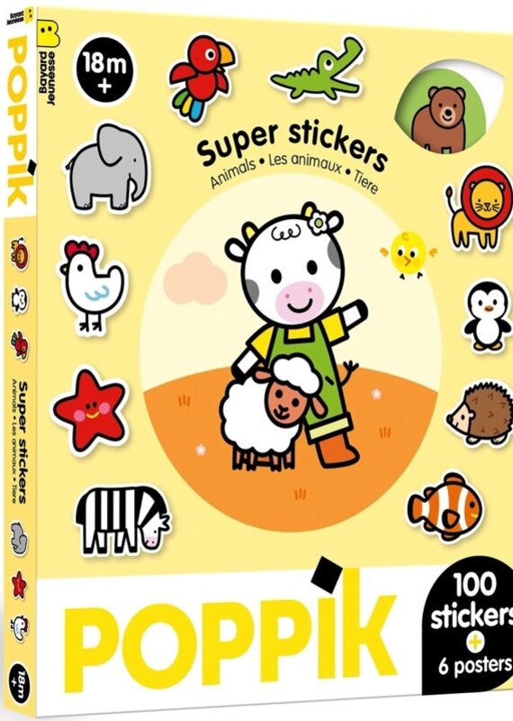 Poppik Sticker Box Animals