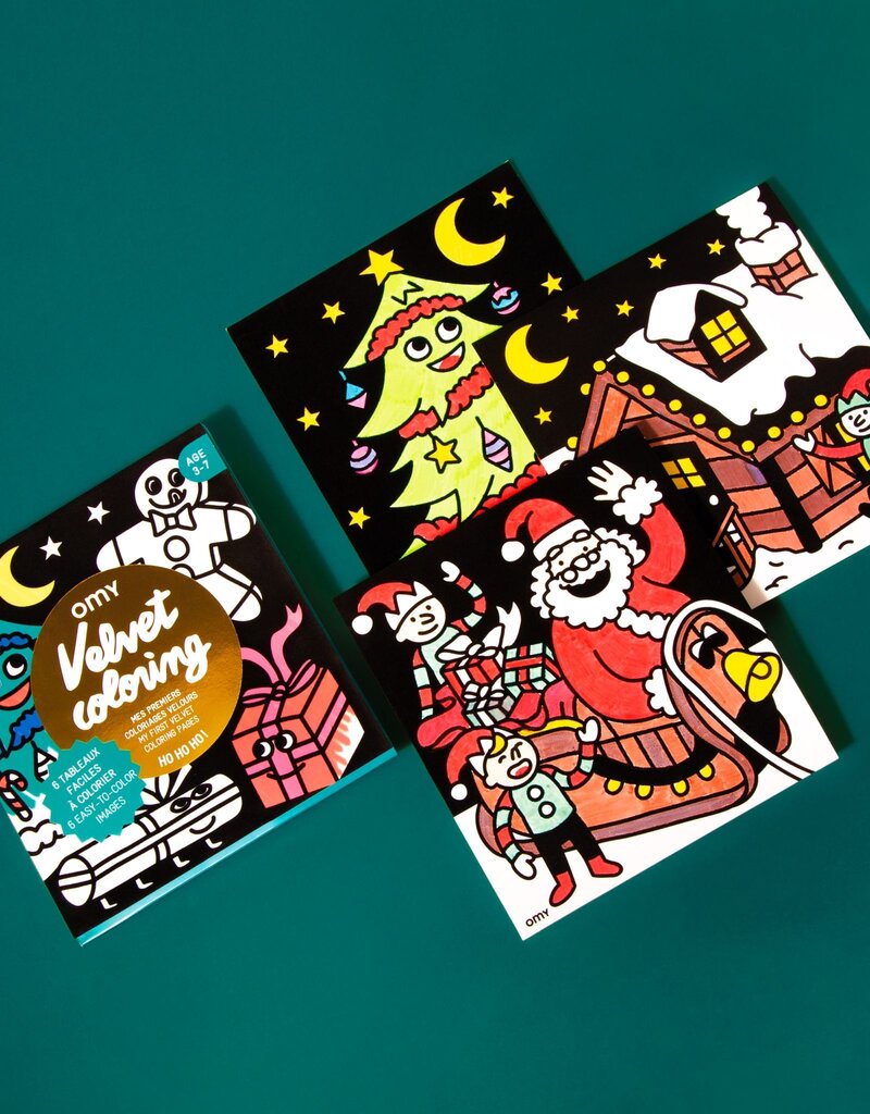 Omy Coloriage Velours - Hohoho