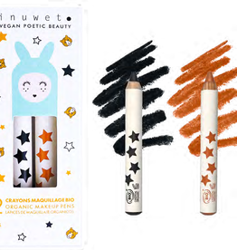 Inuwet Inuwet Set 2 Pencils Crayons King Of Fun Certified Cosmos Organic