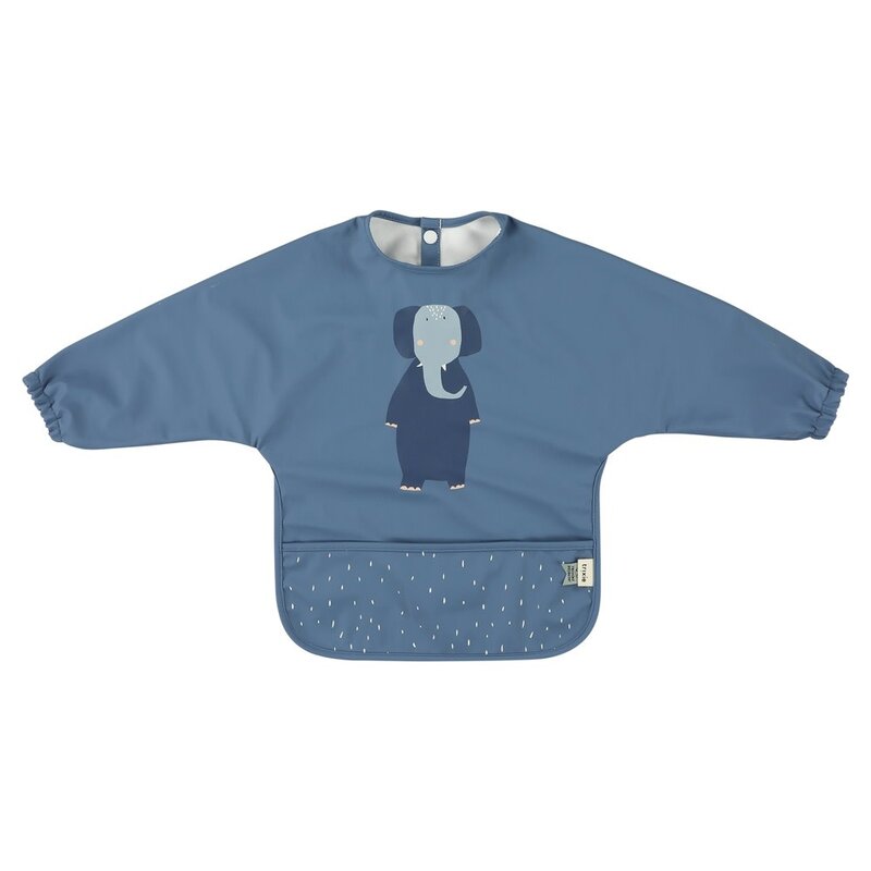 Trixie Waterproof long sleeve bib - Mrs. Elephant