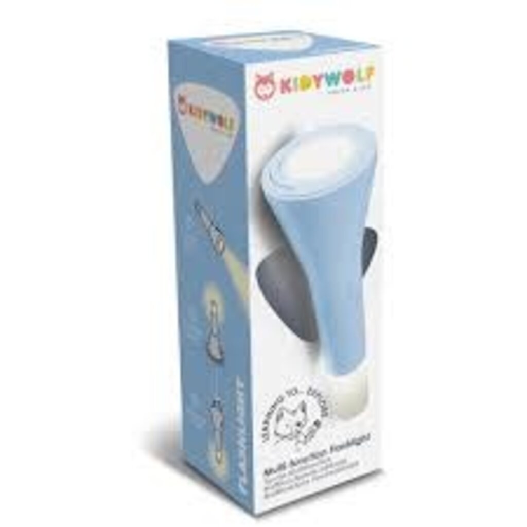 Kidywolf Kidyflashlight - Multifunctionele zaklamp - Blauw
