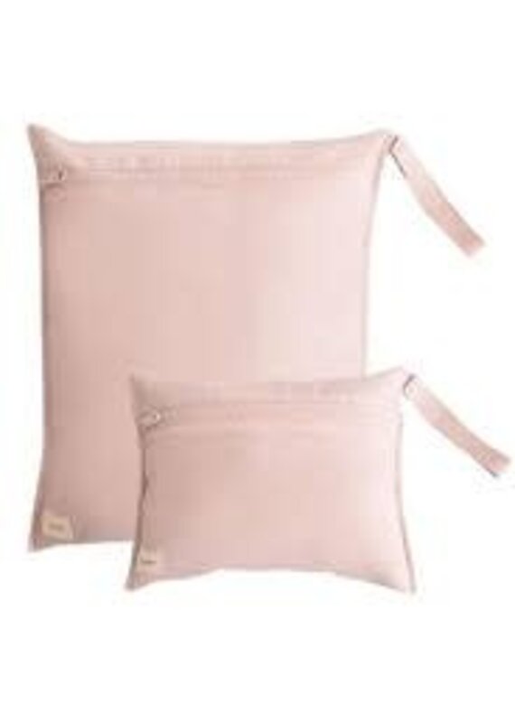 Mushie Water Resistant Wet Bags - Blush