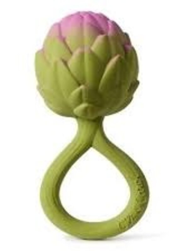 Oli&Caroll Artichoke Rattle Toy