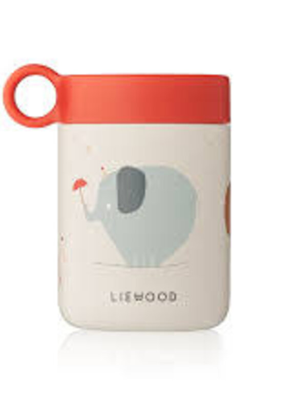 Liewood Kiani Printed Food Jar Circus / Sandy
