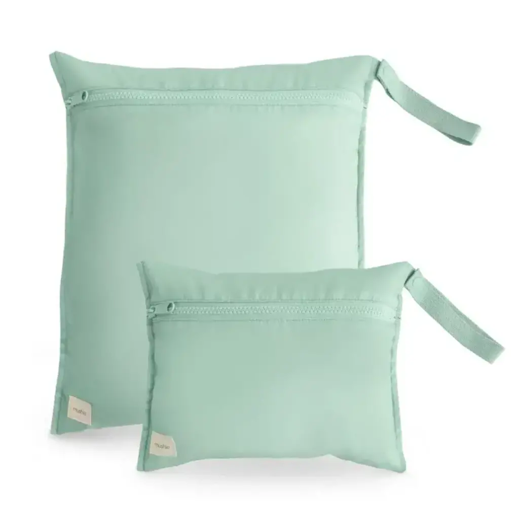 Mushie  Water Resistant Wet Bags - Blush