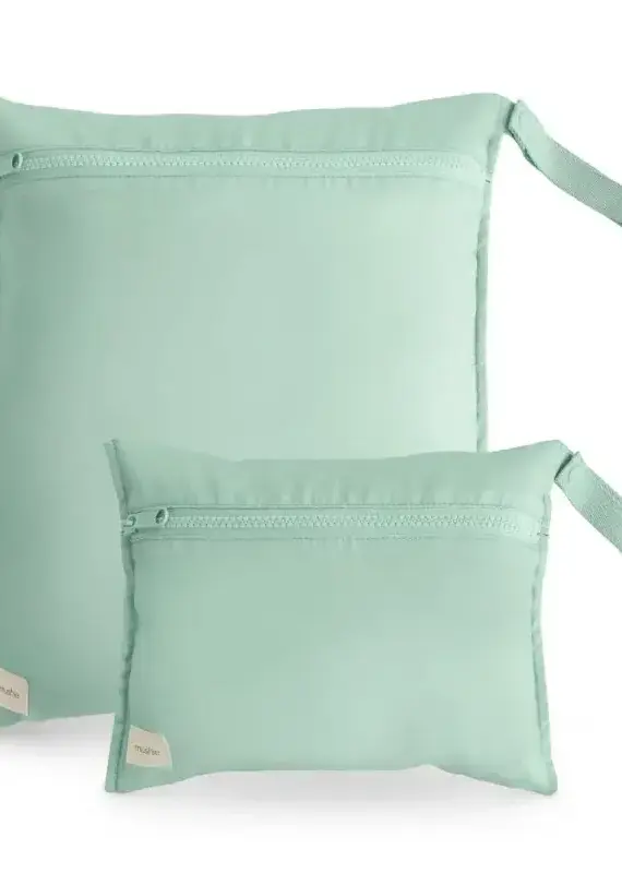 Mushie Water Resistant Wet Bags - Blush