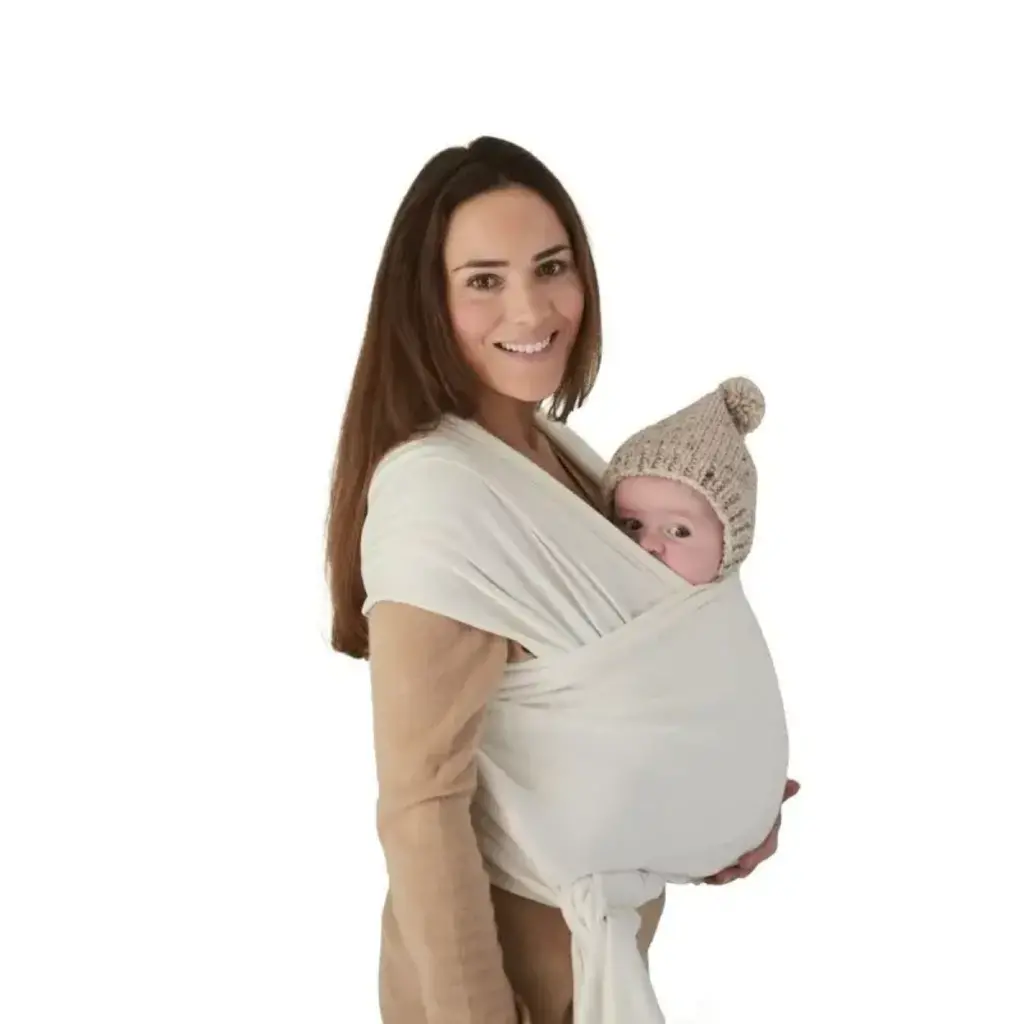Mushie Baby Carrier Wrap  -  Ivory