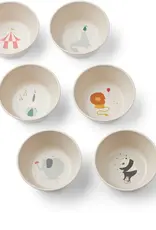 Liewood Cees Bowl 6-Pack Circus / Sandy
