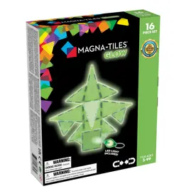 MagnaTiles Glow In the Dark 16 Piece Set