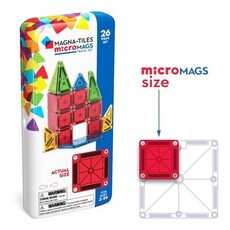 MagnaTiles Micro Mags Travel Set 26 Piece Set