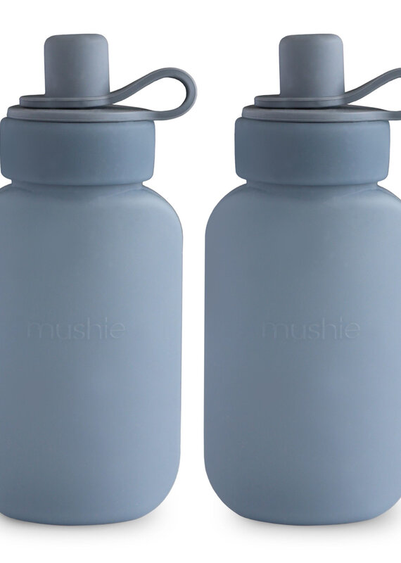 Mushie Siliconen Smoothie Puree Pouch Tradewinds