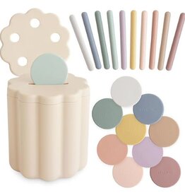 Mushie MUSHIE - COIN & TUBE SORTING SET