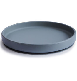 Mushie Copy of Silicone Classic Bord met Zuignap - Powder Blue