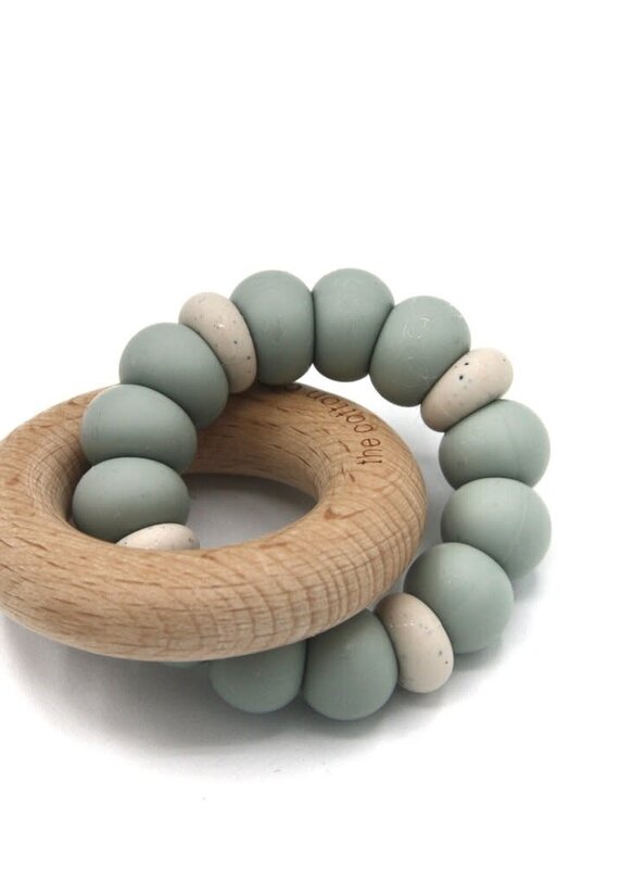 The Cotton Cloud Bonbon Teether Grey