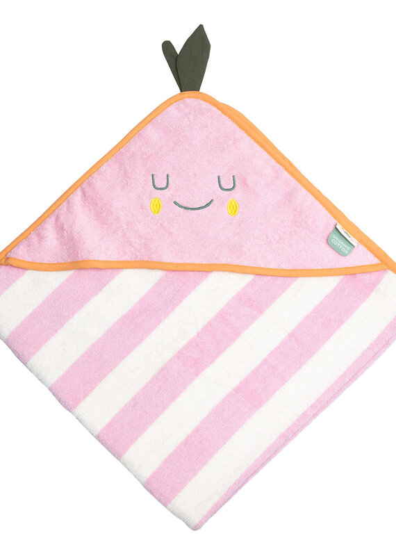 The Cotton Cloud Hooded Towel Mandy Mandarine