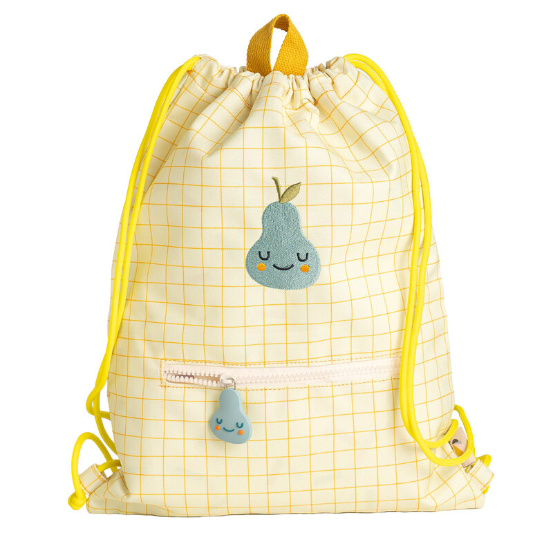 The Cotton Cloud Pedro the Pear Drawstring Bag