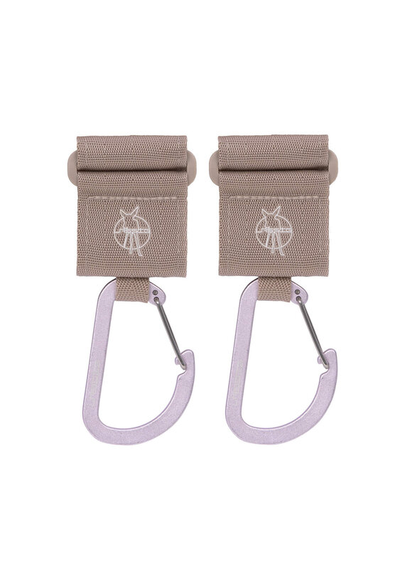 Laessig CAS Stroller Hooks Big Beige